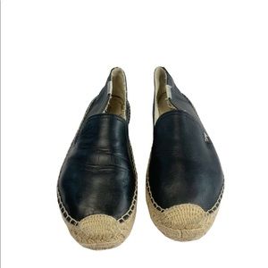 SOLUDOS Platform leather espadrille